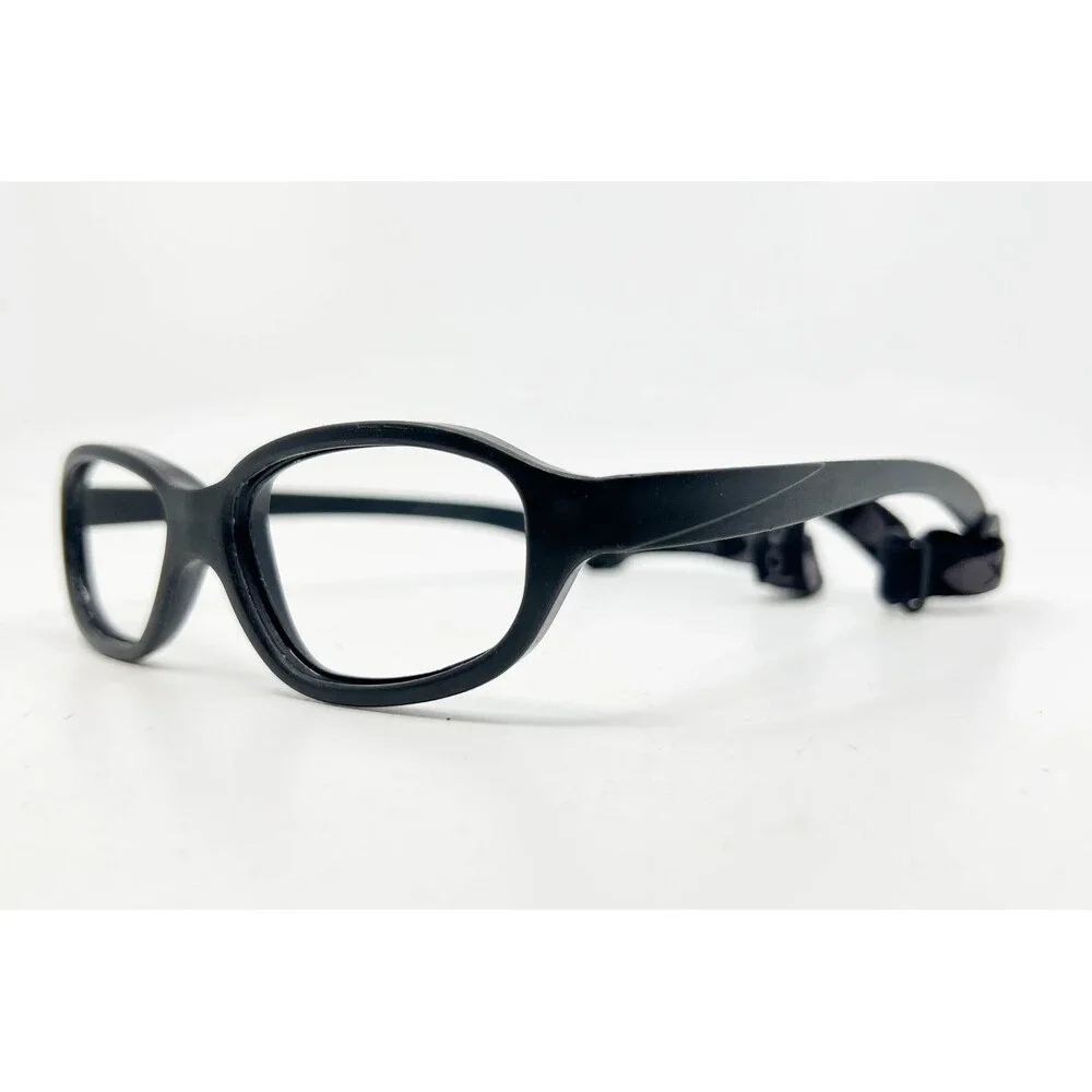 Miraflex Kids Flexible Glasses Black Frame with Strap Made in Italy CE